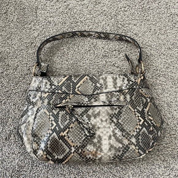Stylish Snake Print Shoulder Bag - Picture 1 of 4